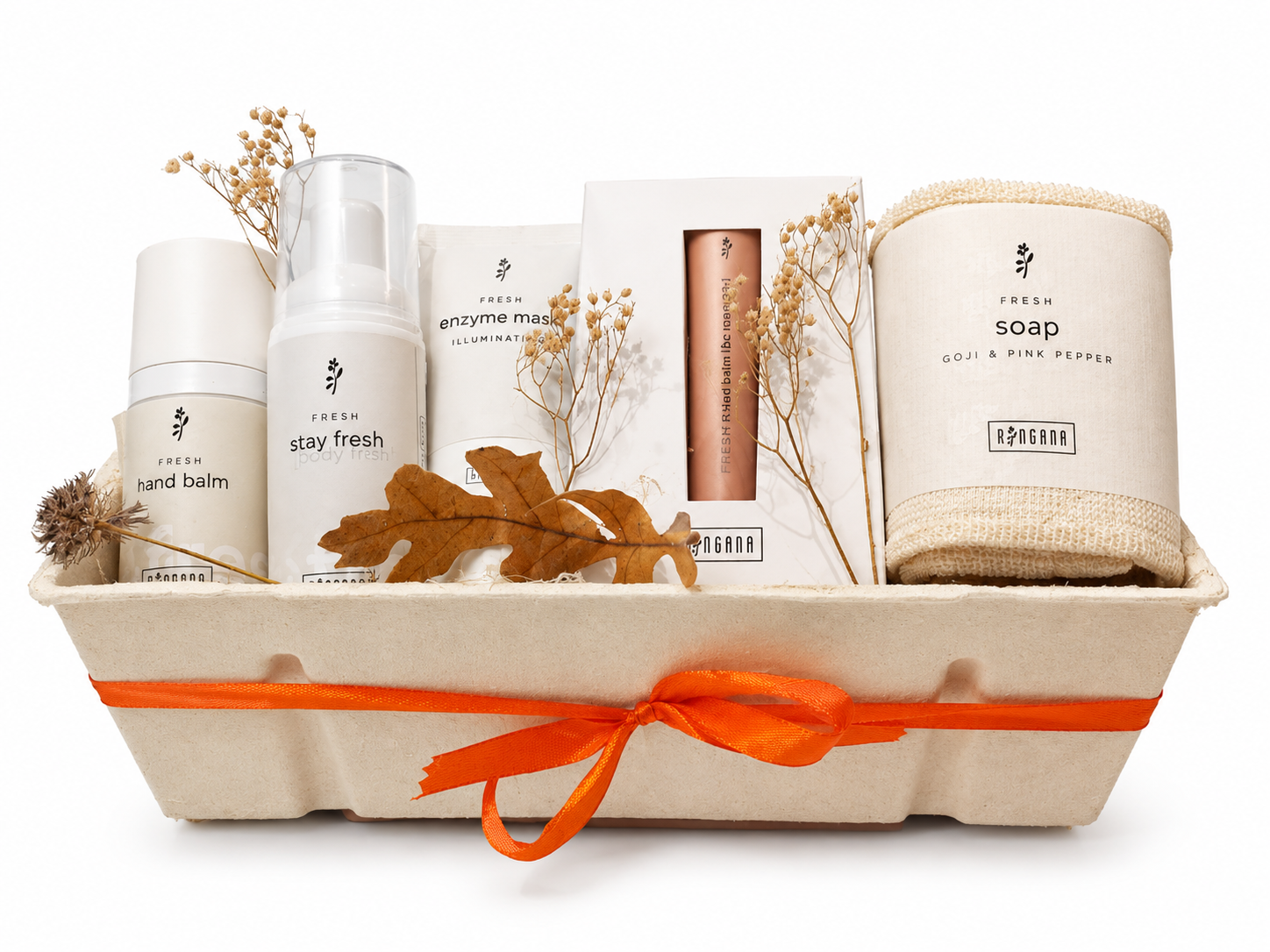 Cesta de productos naturales de Ringana valorada en 100 euros